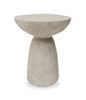 Lake 18.9" Modern End Table - Cream | Table de bout moderne Lake de 18,9 po - crème