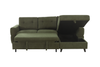 Laval 2-Piece Right-Facing Fabric Sleeper Sectional with Storage Chaise - Green | Sofa-lit sectionnel de droite Laval 2 pièces en tissu avec fauteuil long de rangement - vert