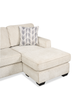 Made in Canada Lennox Chenille Fabric Reversible Sectional with Reversible Cushions - Taupe | Sofa sectionnel réversible Lennox fabriqué au Canada en tissu de chenille avec coussins réversibles - taupe