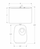 Lilith 16" Ceramic Table Lamp with Linen Ivory Shade – White | Lampe de table Lilith de 16 po en céramique avec abat-jour ivoire - noire