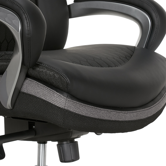 Shaquille O’Neal Home Maximos 29.5” High Back Executive Office Chair with Extended Headrest – Black