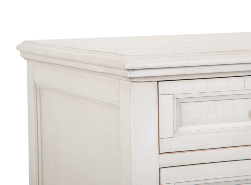 Milson 64\" Desk with Storage and Adjustable Shelves - Alabaster