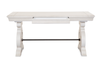 Milson 62" Writing Desk with Storage - Alabaster | Bureau Milson de 62 po avec rangement - albâtre