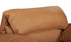 Momento 54" Genuine Leather Power Reclining Chair – Caramel | Fauteuil à inclinaison électrique Momento de 54 po en cuir véritable - caramel