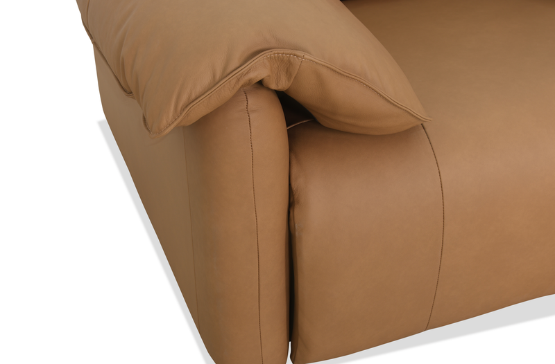 Momento 54\" Genuine Leather Power Reclining Chair – Caramel