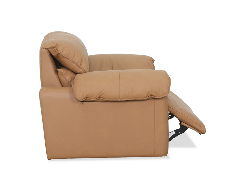 Momento 54\" Genuine Leather Power Reclining Chair – Caramel