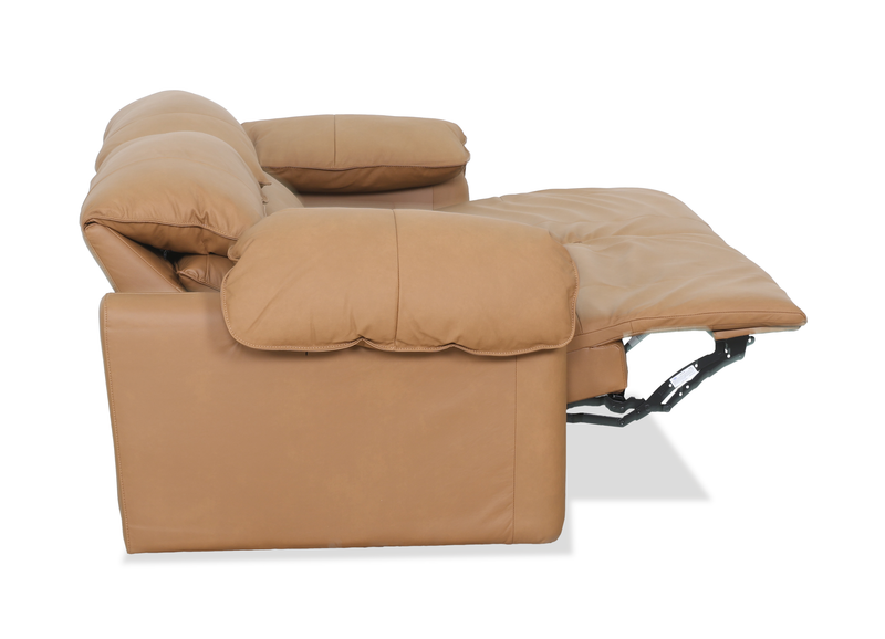 Momento 54\" Genuine Leather Power Reclining Chair – Caramel