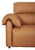 Momento 54" Genuine Leather Power Reclining Chair – Caramel | Fauteuil à inclinaison électrique Momento de 54 po en cuir véritable - caramel