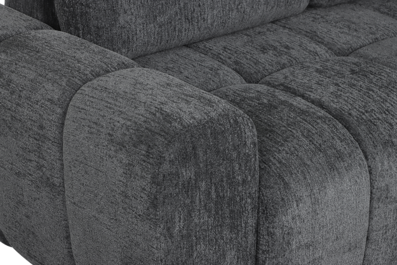 Moonlight Right-facing 2-piece Sleeper Sectional with Storage Chaise – Grey  