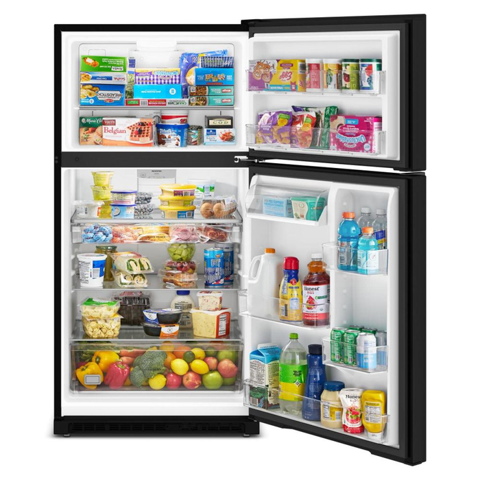 Maytag 33\" 21 Cu. Ft. Wide Top Mount Refrigerator with Garage Mode - Black - MRTX5121TB