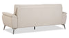 Mystic 85.4” Contemporary Genuine Leather Sofa - Frost | Sofa contemporain Mystic de 85,4 po en cuir véritable - givre