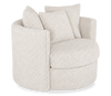 Made in Canada Sofa Lab Customizable Nest 42" Fabric Swivel Accent Chair – Teddy Riverrock  | Fauteuil d’appoint pivotant personnalisable Nest de Sofa Lab de 42 po fabriqué au Canada en tissu - Teddy Riverrock