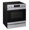 Samsung 6.3 Cu. Ft. Electric Slide In Range with Air Fry Max - Stainless Steel - NSE80H63SRAC | Cuisinière électrique encastrée Samsung de 6,3 pi3 avec friture à air Air Fry Max - acier inoxydable - NSE80H63SRAC