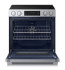 Samsung 6.3 Cu. Ft. Electric Slide In Range with Air Fry Max - Stainless Steel - NSE80H63SRAC | Cuisinière électrique encastrée Samsung de 6,3 pi3 avec friture à air Air Fry Max - acier inoxydable - NSE80H63SRAC