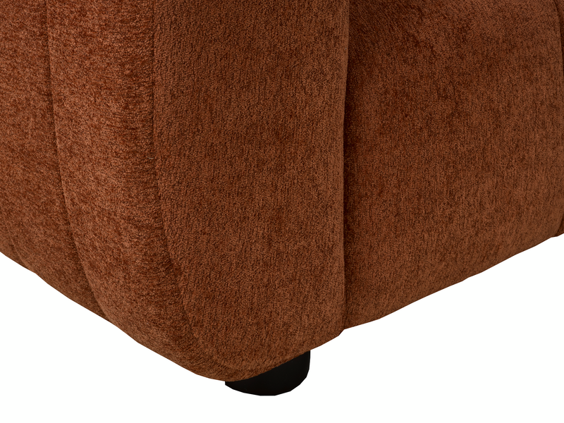 Made in Canada Pebble 45\" Fabric Chair - Orange