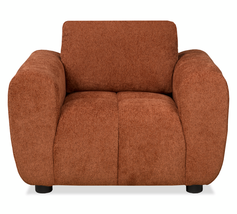 Made in Canada Pebble 45\" Fabric Chair - Orange