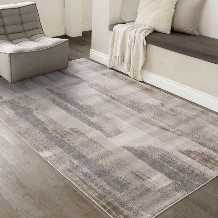 Peyton Weathered Taupe Area Rug – 5’3” x 7’7”