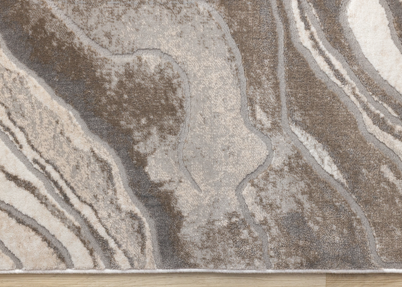 Plasma White Marble Area Rug – 5’3” x 7’7”
