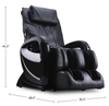 Remedy 48.4" Faux Leather Reclining Massage Chair - Black | Fauteuil de massage inclinable Remedy de 48,4 po en similicuir - noir