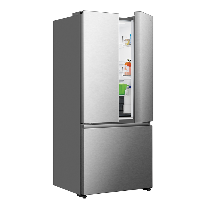 Hisense 32\" 19.3 Cu. Ft. Counter-Depth French Door Refrigerator - Stainless Steel - RF19A3CSEI