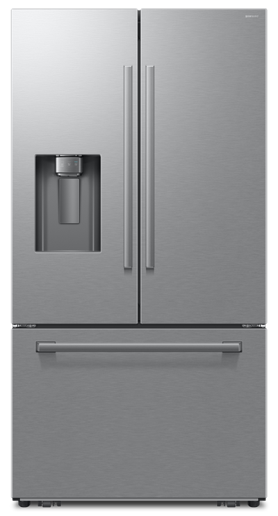 Samsung Bespoke 35.8" 24 Cu. Ft. Counter-Depth French Door Refrigerator – Stainless Steel - RF70H25HERAA | Réfrigérateur Bespoke de Samsung de 24 pi3 et de 35,8 po de profondeur comptoir à portes françaises – acier inoxydable - RF70H25HERAA