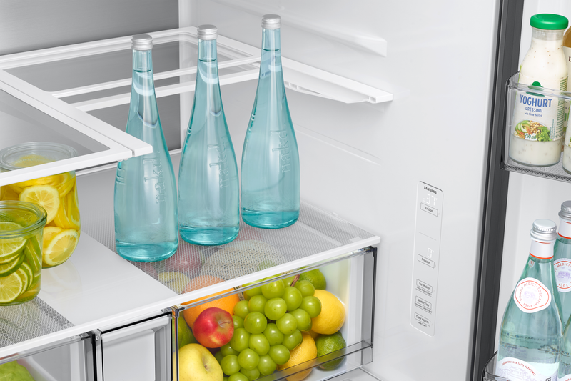 Samsung Bespoke AI 35.88” 29 Cu. Ft. 3-Door French Door Refrigerator –  Stainless Steel - RF70H30KERAA