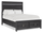 Rocco Storage Bed with 2 Built-In Footboard Drawers & LED Lit Headboard, Dark Grey - Queen Size 