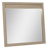 Rocco Bedroom Dresser Mirror - Light Brown 