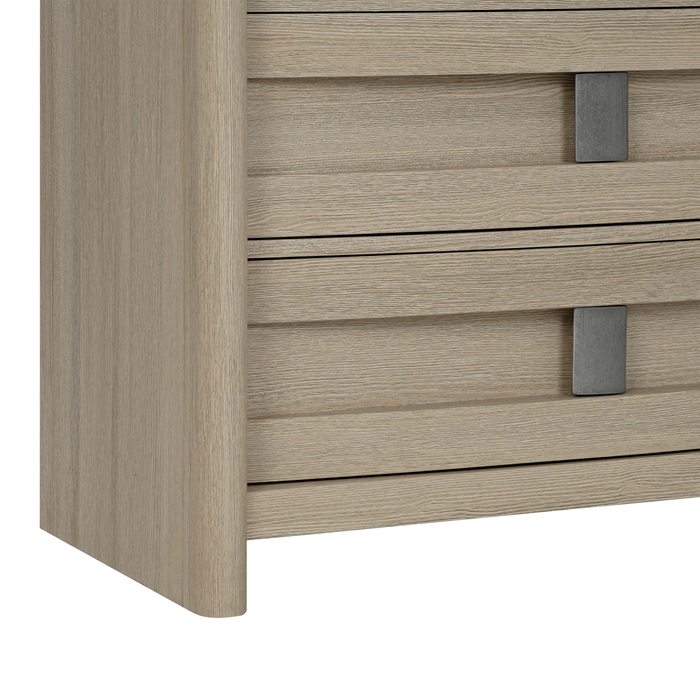 Rocco Bedroom Chest of Drawers, 5-Drawer, 36\"W x 52\"H - Light Brown