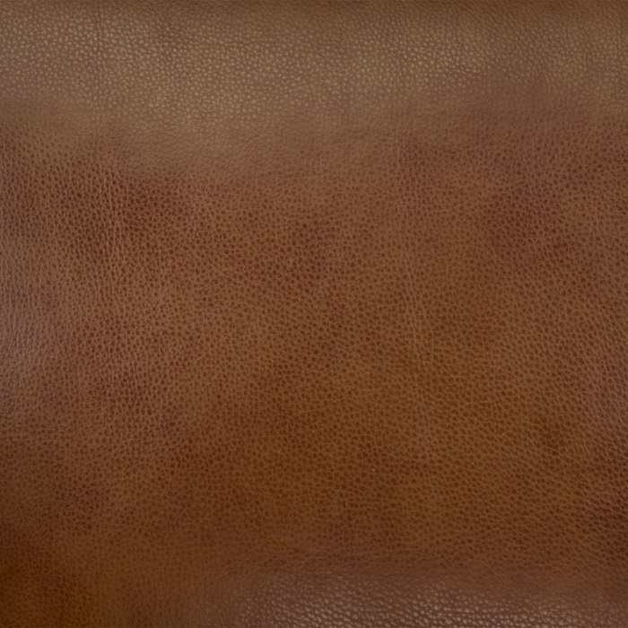 Rodeo 67” Top-Grain Genuine Leather Loveseat with Removable Cushions – Chestnut