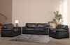 Rodeo 67” Top-Grain Genuine Leather Loveseat with Removable Cushions – Charcoal | Causeuse Rodeo de 67 po en cuir véritable de qualité supérieure avec coussins amovibles - anthracite