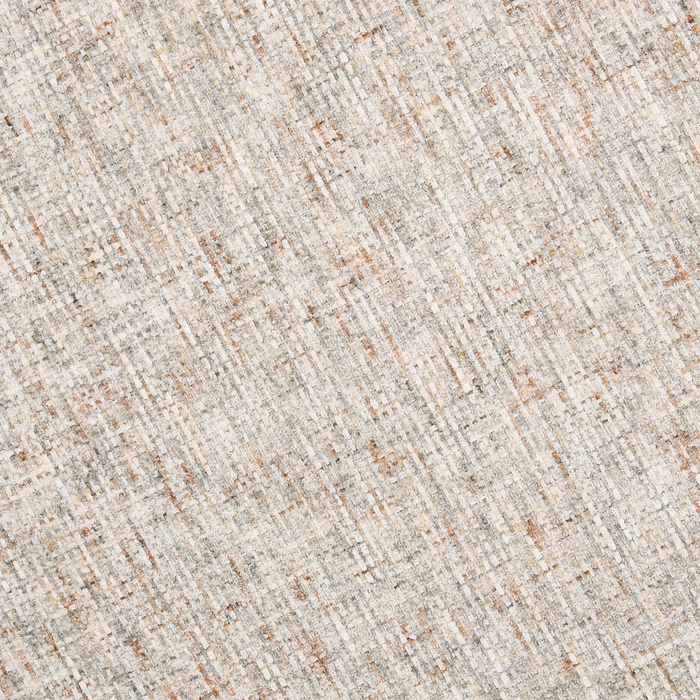 Made in Canada Customizable Sofa Lab Round 38\" Fabric Ottoman – Rust Accent Fabric 