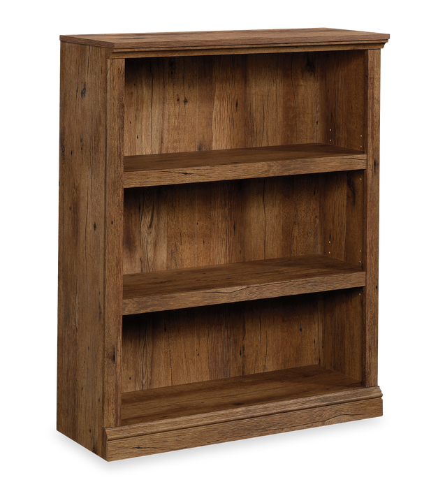 Smyth 35.28” 3-Shelf Bookcase – Vintage Oak