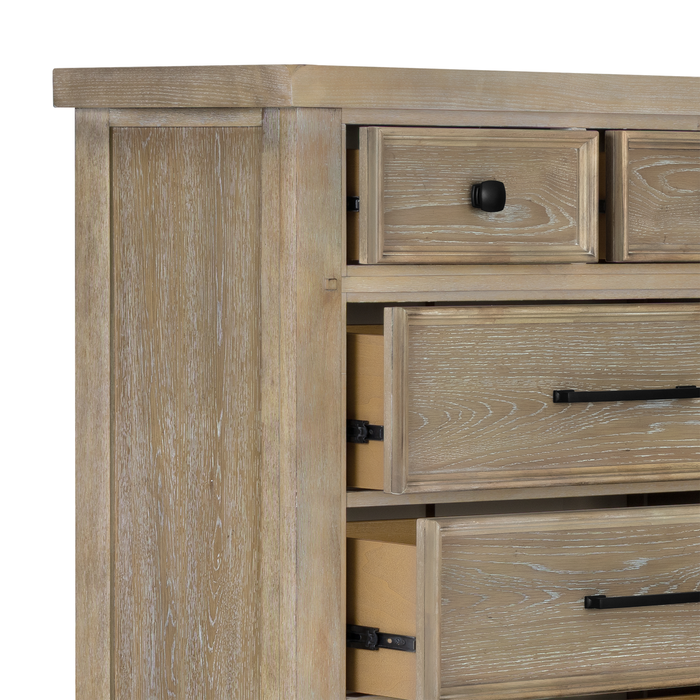 Sonoma Bedroom Chest of Drawers, 6-Drawer, 38\"W x 54\"H - Light Brown