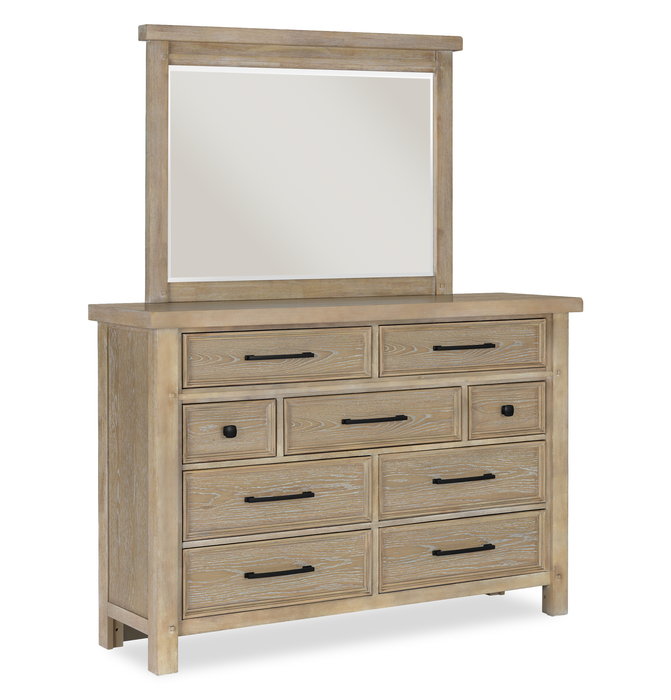 Sonoma Bedroom Dresser Mirror - Light Brown