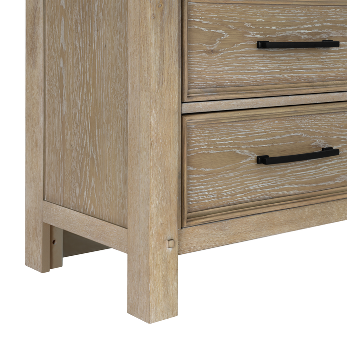 Sonoma Bedroom 9-Drawer Dresser, 62\"W x 42\"H - Light Brown