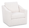 Made in Canada Sofa Lab Customizable Swivel 32\" Fabric Accent Chair – Teddy Snow