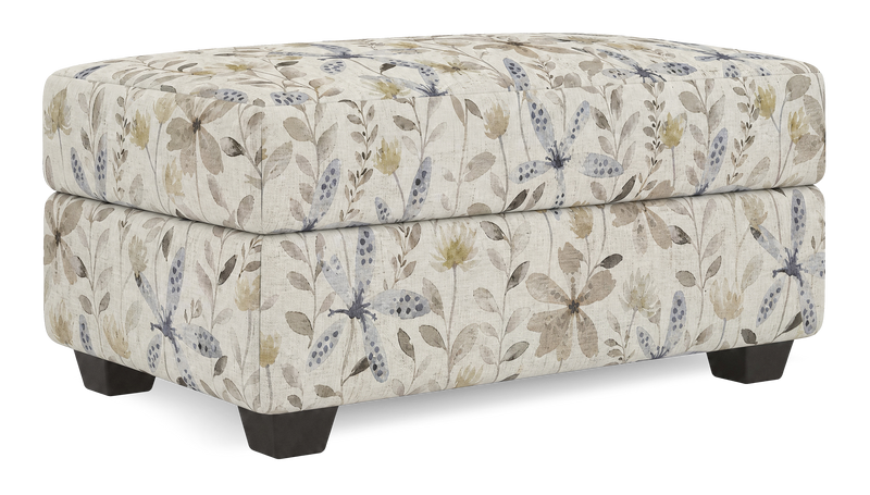 Made in Canada Customizable Sofa Lab Trunk 39\" Fabric Storage Ottoman – Dust Accent Fabric