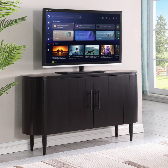 Kort & Co Vance 55\" Cabinet – Matte Black 