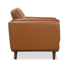 Viero 42.1" Genuine Leather Accent Chair - Caramel   | Fauteuil d’appoint Viero de 42,1 po en cuir véritable - caramel