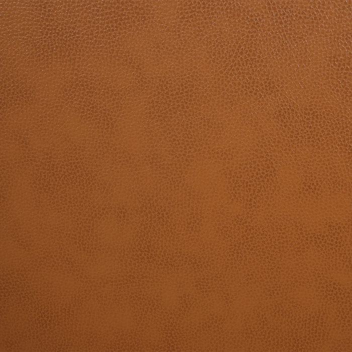 Viero 42.1\" Genuine Leather Accent Chair - Caramel  