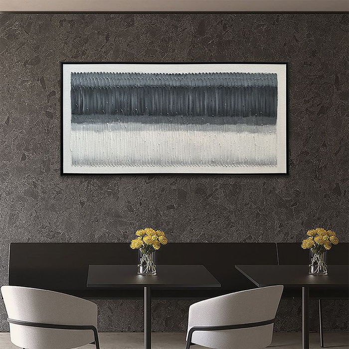 Evolving Spaces Hand Painted Heavy Textured Wall Art – 36” x 48”
