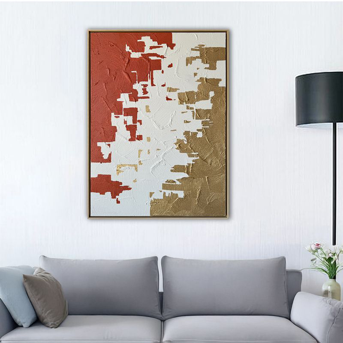 Endless Transform Hand Painted Heavy Textured Wall Art – 36” x 48”