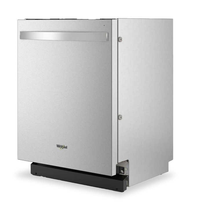 Whirlpool 24\" 47 dBA Built-In Top-Control Dishwasher with Third Rack - Stainless Steel - WDTF5024SZ