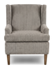 Made in Canada Sofa Lab Customizable Wingback 30" Fabric Accent Chair – Fog Accent Fabric | Fauteuil d’appoint à oreilles personnalisable de Sofa Lab de 30 po fabriqué au Canada en tissu - tissu décoratif Fog