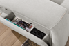 Shaquille O’Neal Home Legacy 6-Piece Power Reclining Sectional with Shaq-o-pedic Comfort - Grey  | Sofa sectionnel à inclinaison électrique Legacy de Shaquille O’Neal Home 6 pièces avec confort Shaq-o-pedi - gris