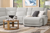 Shaquille O’Neal Home Legacy 6-Piece Left-Facing Power Reclining Sectional with Shaq-o-pedic Comfort - Grey  | Sofa sectionnel de gauche à inclinaison électrique Legacy de Shaquille O’Neal Home 6 pièces avec confort Shaq-o-pedic - gris  | LEGAFLS6