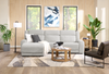 Shaquille O’Neal Home Legacy 3-Piece Left-Facing Power Reclining Sectional with Shaq-o-pedic Comfort - Grey  | Sofa sectionnel de gauche à inclinaison électrique Legacy de Shaquille O’Neal Home 3 pièces avec confort Shaq-o-pedic - gris