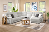 Shaquille O’Neal Home Legacy 6-Piece Left-Facing Power Reclining Sectional with Shaq-o-pedic Comfort - Grey  | Sofa sectionnel de gauche à inclinaison électrique Legacy de Shaquille O’Neal Home 6 pièces avec confort Shaq-o-pedic - gris  | LEGAFLS6