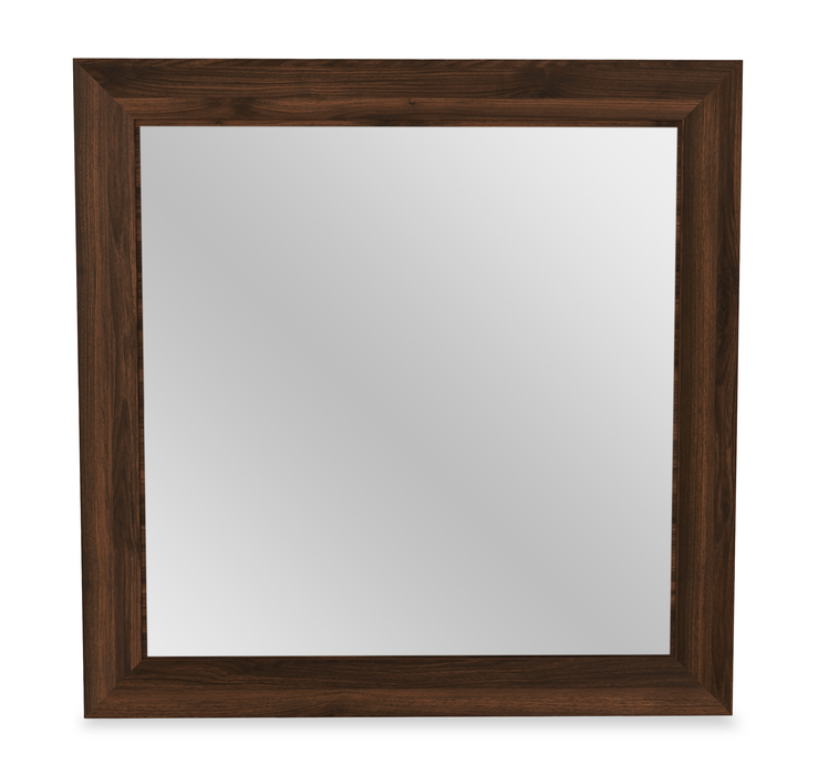 Yorkdale Bedroom Dresser Mirror, Made in Canada – Walnut Brown